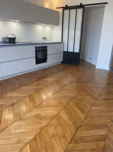 Photo de galerie - Pose de parquet - Revêtement de sol