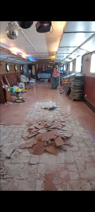 Photo de galerie - Dépose du carrelage 