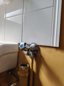 Photo de galerie - Changement robinet machine à laver