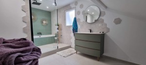 Photo de galerie - Pose salle de bain complète pour un client 