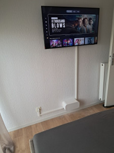 Photo de galerie - Fixation tv au mur. 