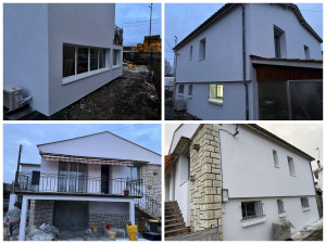 Photo de galerie - Isolation et crépi 