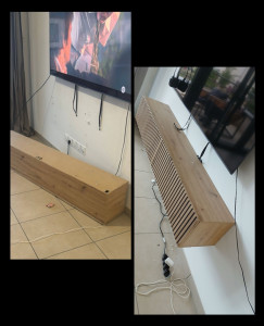 Photo de galerie - Refixage d'un meuble au mur