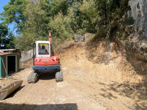 Photo de galerie - Décaissement évacuation 