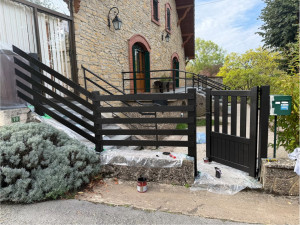 Photo de galerie - Rénovation barrière et garde corps - après 