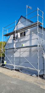 Photo de galerie - Remis en état d’un façade en peinture 