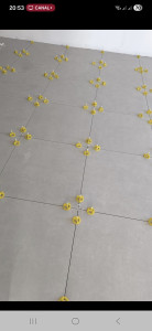 Photo de galerie - Pose carrelage 60x60 avec un alignement parfait 