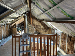 Photo de galerie - Pose isolation ferraillage 