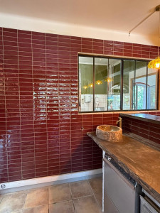 Photo de galerie - Pose carrelage petit carreau 