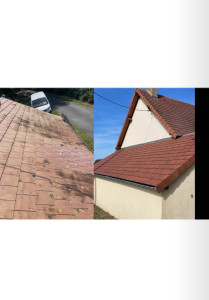 Photo de galerie - Nettoyage karcher basse pression avec application d’un anti mousse ✅