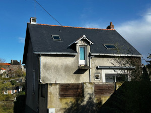 Photo de galerie - Changement de toiture en ardoise 