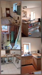 Photo de galerie - Aménagement espace cuisine sur mesure avec de l'existant.
