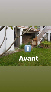 Photo de galerie - Le dessous d’une maison à étage .
