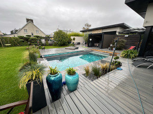 Photo de galerie - Construction clé en main d’une piscine 