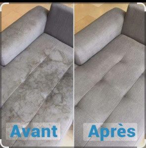 Photo de galerie - Nettoyage de canapé, fauteuil, tapis, matelas...