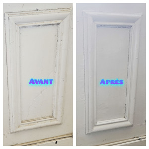 Photo de galerie - Décapage de moulures d'une maison des années 1930