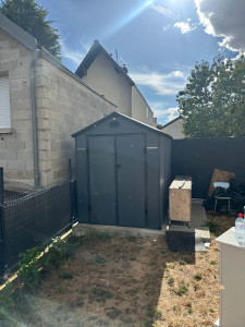 Photo de galerie - Montage abri jardin