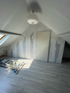 Photo de galerie - Création d’une Colin de séparation + bande à joint 