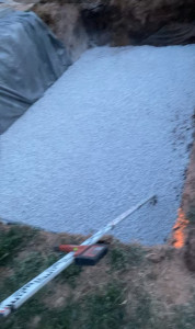 Photo de galerie - Préparation pour pose de coque Piscine