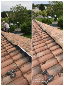 Photo de galerie - Changement d'un faitage chevron closoir