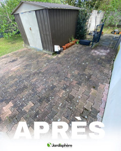 Photo de galerie - Nettoyage de terrasse