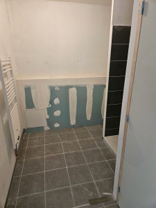 Photo de galerie - Création coffrage salle de bain