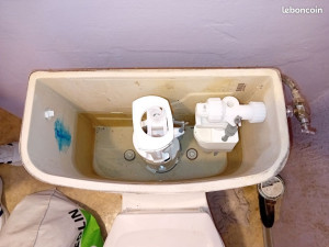 Photo de galerie - Remplacement mécanisme WC