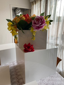 Photo de galerie - Cubes pour centre de table / gâteau /