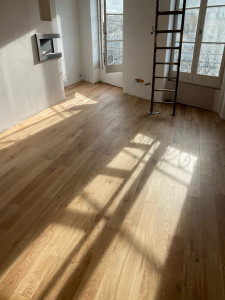 Photo de galerie - Pose de parquet - Revêtement de sol