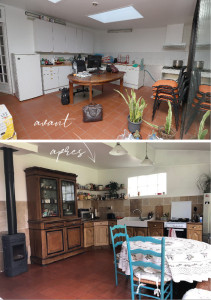 Photo de galerie - Cuisine avant/après