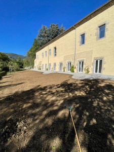 Photo de galerie - Jardin, pose de gravier