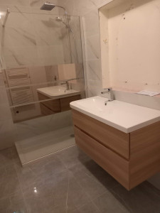 Photo de galerie - Installation vasque plus meuble SDB