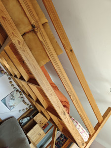 Photo de galerie - Mezzanine réalisée par mes soins il y a 25 ans. 
