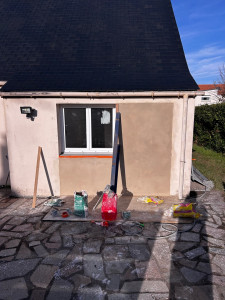 Photo de galerie - Reprise d’enduit 