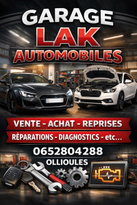 Photo de galerie - GARAGE LAK AUTOMOBILE , nous assurons l'entretien et la réparation de toutes marques de véhicules : citadines, SUV, utilitaires, essence, diesel.   Contactez-nous pour un devis gratuit ou un rendez-vous !