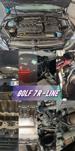 Photo de galerie - Volkswagen 7 R-LINE 2.0 TDI Remplacement vanne (EGR) secondaire + démontage carter d'huile +nettoyage crépine (Huile 5W30 C3 V) (Filtre à Huile)  avec Régénération FAP 