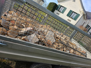 Photo de galerie - Évacuation de gravats en déchetterie 