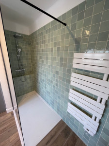 Photo de galerie - Rénovation salle de bain carrelage zellige