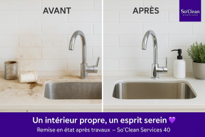 Photo de galerie - Nettoyage cuisine après petit travaux
