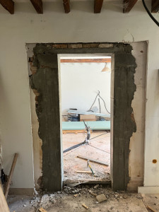 Photo de galerie - Ouverture d’un mur porteur 