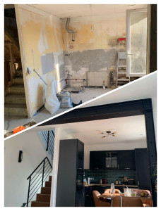 Photo de galerie - Rénovation globale d'une maison 
de 120m2