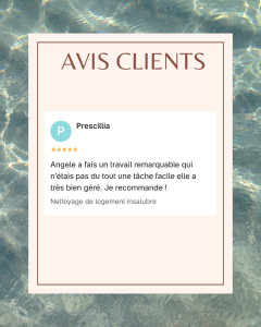 Photo de galerie - Avis d'une cliente après le ménage d'un logement insalubre.
