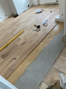 Photo de galerie - Pose de parquet - Revêtement de sol