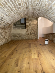 Photo de galerie - Pose de parquet massif