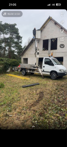 Photo de galerie - Pose d’une bâche de sous toiture 