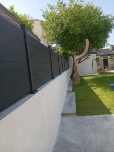 Photo de galerie - Enduit extérieur avec clôture 

