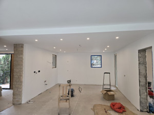 Photo de galerie - Installation eclairage cuisine salon 