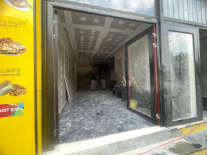 Photo de galerie - Jointoiement rapide et parfait au Banjo : des bandes de placo posées avec précision pour des finitions impeccables.