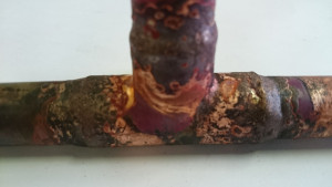 Photo de galerie - Brasure forte au phosphore d'un Té en cuivre diamètre 16