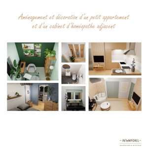 Photo de galerie - Décoration d'un cabinet d'homéopathe et du studio adjacent